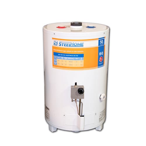 Termotanque Steel Home Carga Superior 50Lts