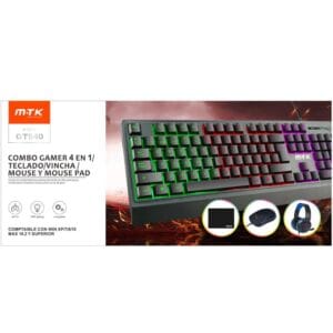COMBO GAMER 4 EN 1 M-TK GT940